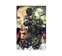 RIELLI Metal Gear Solid 3 Snake Eater Game 2 Poster su tela, decorazione artistica da parete, per soggiorno, camera da letto, decorazione senza cornice: 30 x 45 cm