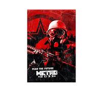 RIELLI Metro 2033 Game 1 Poster su tela, decorazione camera da letto, decorazione per ufficio, decorazione per camera da letto, 30 x 45 cm
