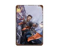 RIELLI Uncharted 2 Game 4 Poster retrò in metallo con scritta in inglese "Art chic, pittura in ferro retrò Bar persone grotte Cafe Family Garage Poster decorazione da parete 20 x 30 cm (20 x 30 cm)