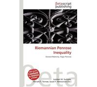 Riemannian Penrose Inequality: General Relativity, Roger Penrose