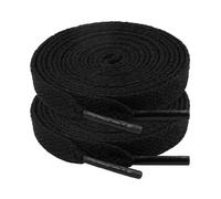 riemot 2 Paia Lacci per Scarpe Piatte 8 mm - Stringhe Resistenti e Colorati per Sneakers, Scarpe Casual e Sportive - Disponibili in Vari Colori e Lunghezze - Accessori Moda Uomo e Donna,Nero,100 cm