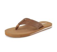 riemot Infradito Uomo Estive, Comode Leggere Flip Flops, Ciabatte Uomo per Spiaggia e Piscina, Pelle Marrone Chiaro 46 EU