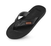 riemot Infradito Uomo Sandali Estivi Antiscivolo Scarpe da Spiaggia Morbide e Confortevoli nero 45 EU