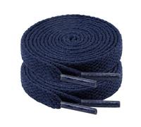 riemot Lacci Piatti di Ricambio Shoelaces, Scarpe Unisex-Adulto, 2 Paia Blu Navy, 90