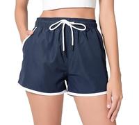 riemot Pantaloncini Costumi da Bagno Donna Asciugatura Rapida Pantaloni Corti Spiaggia Estivi Sportivi Shorts con Tasche Perfetti Pantaloncino Piscina per Mare Corse Palestra , S