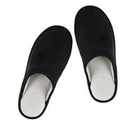 riemot Pantofole da Uomo Comoda Leggero Traspiranti Ciabatte Uomo in Memory Foam Con Suola Antiscivolo Nero 46-47 EU