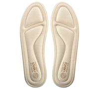 riemot Solette Memory Foam Uomo Donna, Soletta Scarpe per Stivali da Lavoro e Scarpe da Passeggio, Sport Solette per Assorbimento Degli Urti e Ammortizzazione, Comfort, Soffice Donna Beige 39 EU
