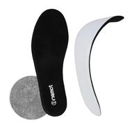 riemot Solette Memory Foam Uomo Donna, Solette Comfort in Tessuto di Spugna Morbido e Assorbente, Soletta di Ricambio per Sneakers, Scarpe da Ginnastica, Sportive e Quotidiane, Nero, 38 EU