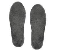 riemot Solette Scarpe in Lana Solette Riscaldanti Piedi in Lana Naturale Inverno Soletta Calde per Uomo Donna Suole Scarpe Extra Morbide per Sneakers, Stivali da neve, Pantofole, Grigio, EU 46