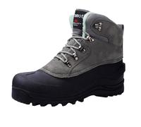 riemot Stivali Uomo Donna Invernali Scarpe Neve Stivaletti Foder Antiscivolo Caldo Eleganti Imbottiti Trekking Boots Taglia 37-47, Grigio da Donna 39 EU