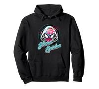 Riempimento del Logo Ghost Spider di Marvel Rising Secret Warriors Felpa con Cappuccio, Unisex per Adulti, Nero, XL