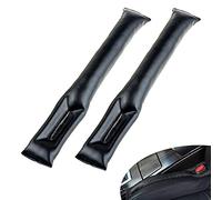 Riempimento del Sedile Interno, 2Pcs Pad in Pelle PU per Auto, Tappo del Seggiolino Auto, Tappetino Riempimento Seggiolino, Pad in Pelle per Auto, per la Maggior Parte dei Modelli di Auto(Nero)