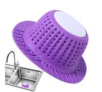 Riempimento di drenaggio del - cacciatore di capelli per scarico doccia, cacciatore di frittura di drenaggio in silicone | Filtro per candele anti-navigazione, 4,72 x 1,97