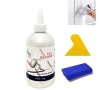 Riempimento impermeabile per la riparazione delle fughe di piastrelle, rivestimento di riforma delle piastrelle, riparazione di fughe di piastrelle, kit di riparazione per piastrelle (marrone)