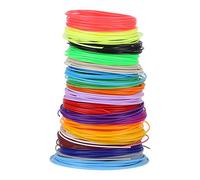Riempiti di filamento della penna Cheotime, 20 colori Filamento per penna 3D a bassa temperatura, RIFFETTUZIONE DEL FILAMENTO PCL di 16,4 piedi ogni PCL da 1,75 mm per stampa di