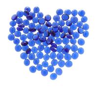 Riempitivi Per Vasi Di Ciottoli Di Marmo In Vetro Piatto Da 100 Pezzi Decor Blu