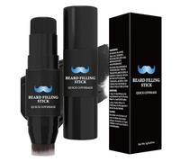 Riempitivo per barba - Resistente al sudore impermeabile da 7 g | Lima e pennello per crema per baffi con finitura naturale e di lunga durata | Tinta per del viso da uomo regali di routine per u