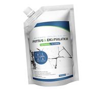 Riempitivo Per Crepe Nel Calcestruzzo - Adesivo Per Colla Per Mastice Per Calcestruzzo Autolivellante Da 21 Cm 500 G | Sigillante Invisibile Impermeabile Per Riparazioni Çoncretes Caulk Ad Asciugatura