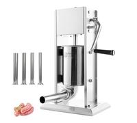 Riempitore manuale della salsiccia dell'acciaio inossidabile con 4 tubi per il ripieno domestico e commerciale della carne