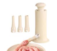 Riempitore per carne, insaccatura | Produttore di salsicce pressate a mano per | Riempitore multifunzione per carne, imbuto per polpette e salsicce