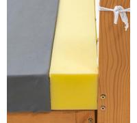 Riempitore Per Fessure Del Letto Ed Estensore Per Materasso Per Letti Singoli/gemelli/queen/king Size - Schiuma Ad Alta Densità 45d | Gap Fit Da 1,2"-7,8", Lunghezza 47"-79" Tampone (Size:120x10x12cm)