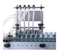 Riempitrice a pistone con trasportatore a spirale - Attrezzatura automatica per l'imbottigliamento di acqua, miele, succo, latte, birra, olio e salse