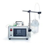 Riempitrice automatica di liquidi, riempitrice di bottiglie in acciaio inossidabile, riempitrice di bottiglie con apparato di filtraggio, pannello di controllo CNC, 4 l/min, 40 W, per acqua, bevande