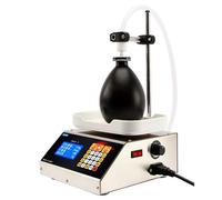 Riempitrice automatica di liquidi, riempitrice di bottiglie in acciaio inossidabile, riempitrice di piccole bottiglie pesate, pannello di controllo CNC, per salsa di soia, latte, liquidi a bassa vis