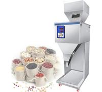 Riempitrice Automatica per Polveri,Macchina per Particelle Dosatore Automatico Con Pesatura E Riempimento,Controllo a Pedale per Tè,Caffè,Farina,Spezie,Granulati,6-12 Confezioni/Minuto 10gto1500g