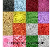 Riempitrice di carta velina sminuzzata brillante, confezione da 100 g, per soluzioni di imballaggio creativo e esigenze di decorazione
