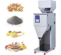 Riempitrice digitale per polveri e dispenser di granuli, regolabile da 6 a 12 sacchetti/min con controllo a pedale, ideale per tè, semi, cereali e polvere da 10 g a 1500 g