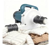 Riempitrice elettrica a doppio scopo, soffiaggio/aspirazione con interruttore a pedale, alto volume d'aria 8,0 m³/min, velocità del vento 95 M/s per ristrutturazione piumini