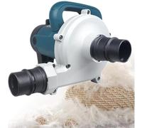 Riempitrice elettrica a doppio scopo, soffiaggio e aspirazione con comando a pedale per realizzare o ristrutturare piumini