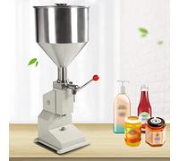 Riempitrice Liquid 5-50ml/10-100ml, Manuale Macchina di riempimento liquido A03, macchina di riempimento bottiglia per per pasta e liquido, acqua,Shampoo, lucidalabbra, crema mieles paste 10-100ML