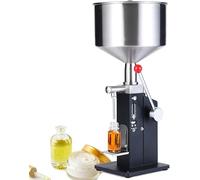 Riempitrice liquida manuale per pasta - Acciaio inossidabile, 5-60ML con scala e supporto rimovibile per acqua, succo e olio