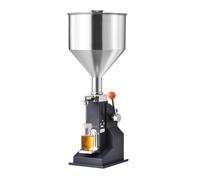 Riempitrice Manuale For Liquidi In Pasta, For Bottiglie Regolabile In Acciaio Inossidabile Con Tramoggia For Acqua, Succo, Olio E Trasporto Efficiente