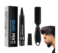 Riempitrice Per Barba - Kit Penna Riempitivo Barba | Sicura per Baffi Sopracciglia e Contorni con Pennello - Rivitalizzazione Capelli adatta per Uso Domestico
