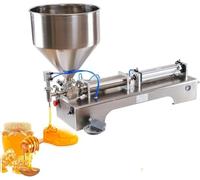 Riempitrice per Pasta Riempitrice per Shampoo, Riempitrice Semiautomatica per Crema per Olio Essenziale di Shampoo in Crema, Acciaio Inossidabile, 1 Head, 50-2500ML