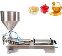 Riempitrice per Pasta Riempitrice per Shampoo, Riempitrice Semiautomatica per Crema per Olio Essenziale di Shampoo in Crema, Acciaio Inossidabile, 2 Heads, 50-500ML