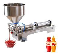 Riempitrice pneumatica per liquidi e pasta, riempitrice a pistone in acciaio inossidabile per crema, shampoo, bevande, cosmetici, 220 V