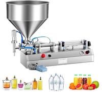 Riempitrice pneumatica per liquidi e paste, riempitrice per bottiglie a doppio scopo con controllo della pressione, adatta per cosmetici, bevande e oli