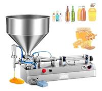 Riempitrice pneumatica per pasta - Testa singola semiautomatica per riempimento di liquidi viscosi, 300 W, adatta per oli e prodotti per la cura della pelle,