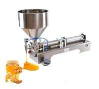 Riempitrice semiautomatica 10-100ml Riempitrice per lozione shampoo crema in acciaio inossidabile per imballaggio di olio essenziale liquido in pasta