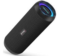 RIENOK Cassa Bluetooth Portatile Potente 30W IPX7 Impermeabile Altoparlante Bluetooth, Bassi Potenti, Luce LED, AUX & Micro SD