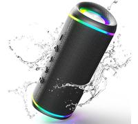 RIENOK Cassa Bluetooth Potente Portatile 30W Impermeabile Supporta TF e AUX
