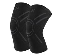 Rieoany 1 Paio Ginocchiere, Ginocchiere Sportive Elastiche e Morbide Traspiranti, Ginocchiera Pallavolo, Para Mujeres y Hombres Correr, Baloncesto, Saltar a la Comba y Bádminton, XL