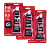 Rieoany 2 Pezzi Silicone Nero per Auto Pasta Nera Guarnizioni Motore Silicone Alte Temperature, Resistente Olio e Acqua, per Sigillare Vetri di Automobili, Motore, Macchina, Tubo - 85g