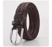 Rieort Cintura di Cinghia da Uomo Casual Cintura da Uomo Pantaloni da Golf Cinture per Uomini Che Si Adattano alla Cintura in Lega teacca a Mano per Le Cinture di Abiti