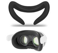 Rierousy Copertura viso in silicone per Quest 3, occhiali VR Meta accessori, maschera per occhi resistente al sudore compatibile con Face Cover