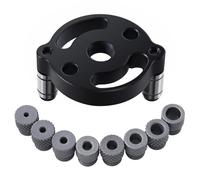 Rierousy Dima per fori a tasca guida trapano perpendicolare 3/4/5/6/7/8/9/1010 mm, dime falegnameria, dima per spinatura legno Utensili per Fori di Falegnameria